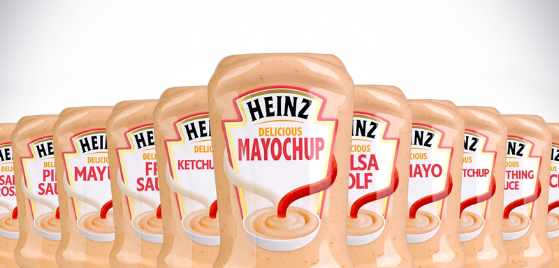 Illustration for article titled Heinz presenta la salsa "mayochup", su propia mezcla de mayonesa y ketchup